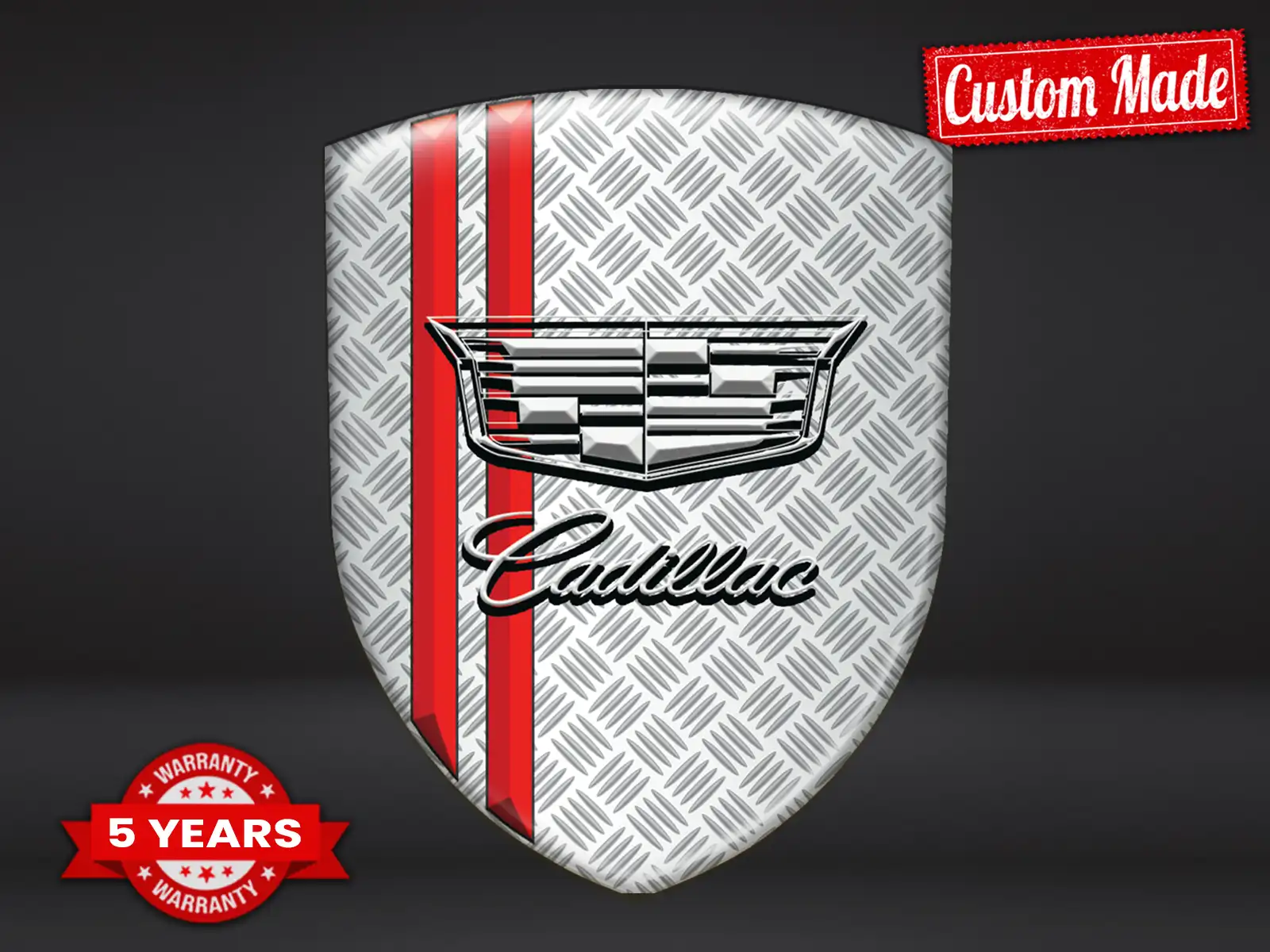 Cadillac Décalcos Résine Qualité Perso Style Bombé Élégant